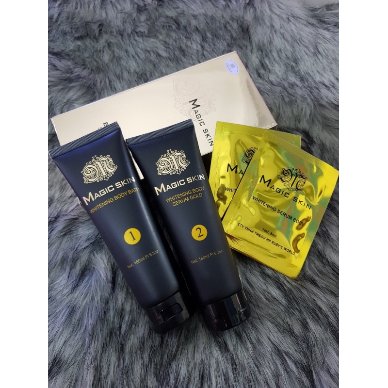Tắm trắng tinh thể vàng 24K - magicskin