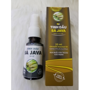 Tinh dầu nguyên chất mùi SẢ JAVA 20ML treo xe ô tô