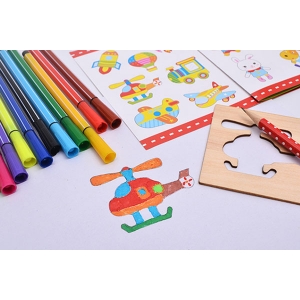 Khung tập vẽ tô cho bé bằng gỗ