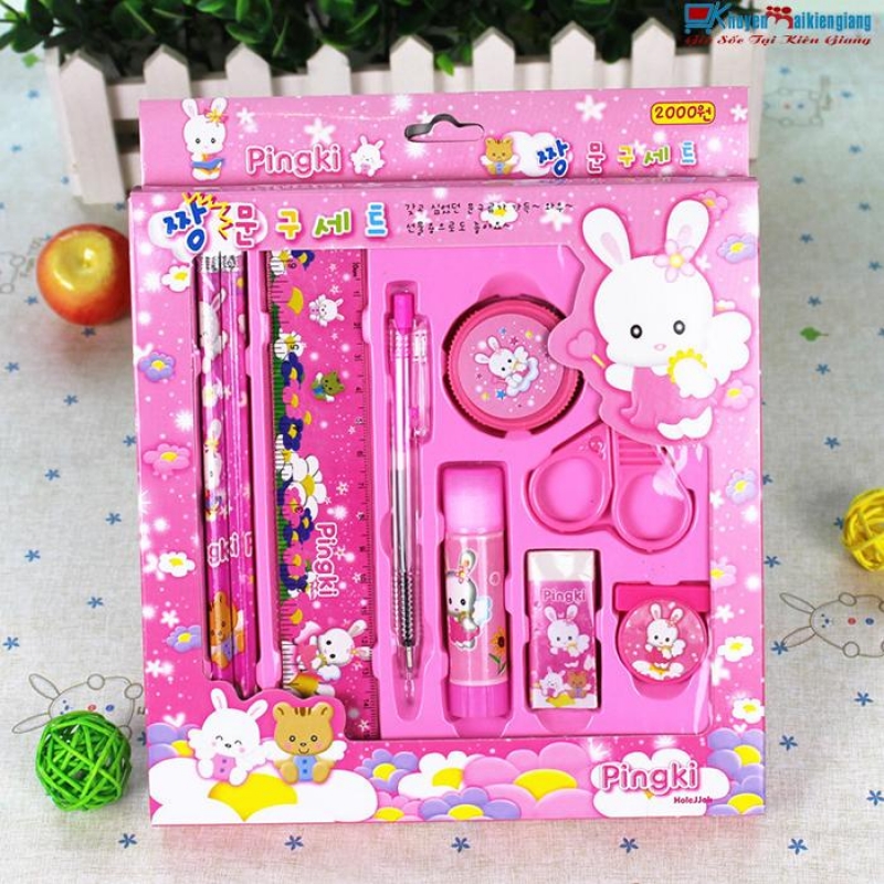 dụng cụ học tập cho bé ( 9 món ) 
