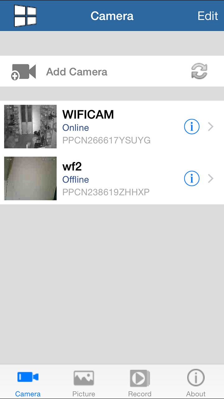 Camera wireless ip
